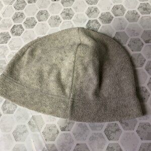 Kids Gray Fleece Winter Hat Cap